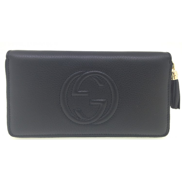 Gucci 308004/A7M 銀包(黑色)