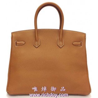 愛馬仕Birkin 35 Togo (37 金色)