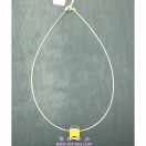 愛馬仕H標誌金屬頸鍊 (57 黃色)