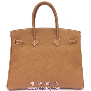 愛馬仕Birkin 35 Togo 銀扣(37 金色)